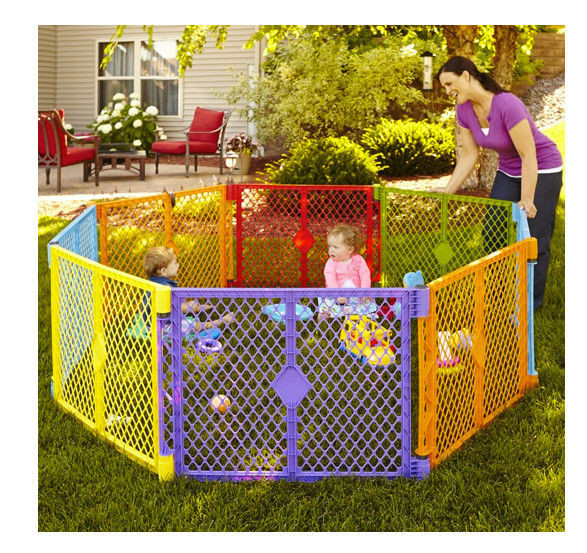 Outdoor Kids Gate
 Play Pen Safety Gate Children Yard Baby Kids Fence