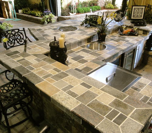 Outdoor Kitchen Countertop Material
 Outdoor Kitchen Countertop Ideas