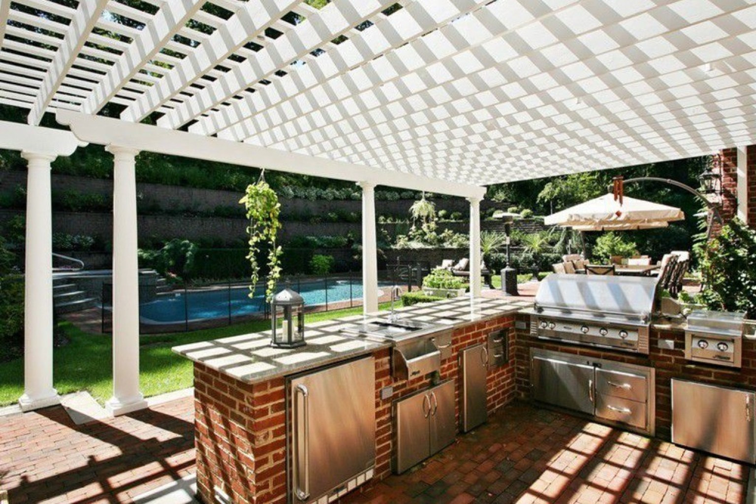 Outdoor Kitchen Images
 14 Incredible Outdoor Kitchens That Go Way Beyond Grills