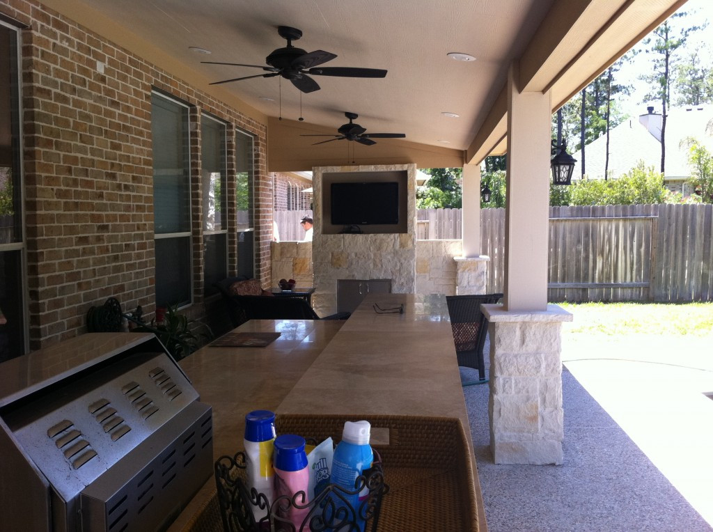 Outdoor Kitchens Houston
 4 Football Friendly Houston Patio Covers