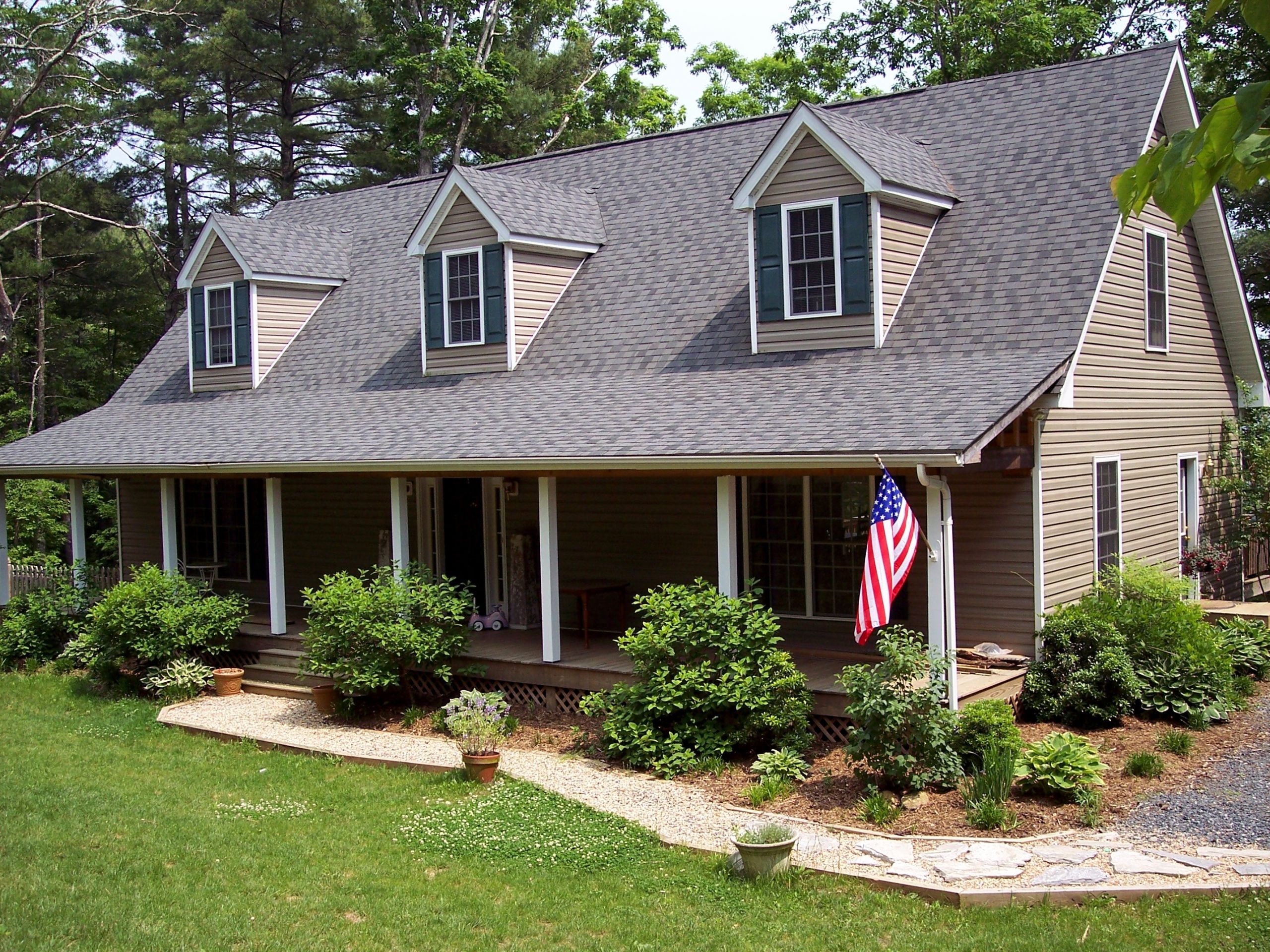 Outdoor Landscape Around House
 Good Landscaping Ideas For Ranch Homes Porch Natural