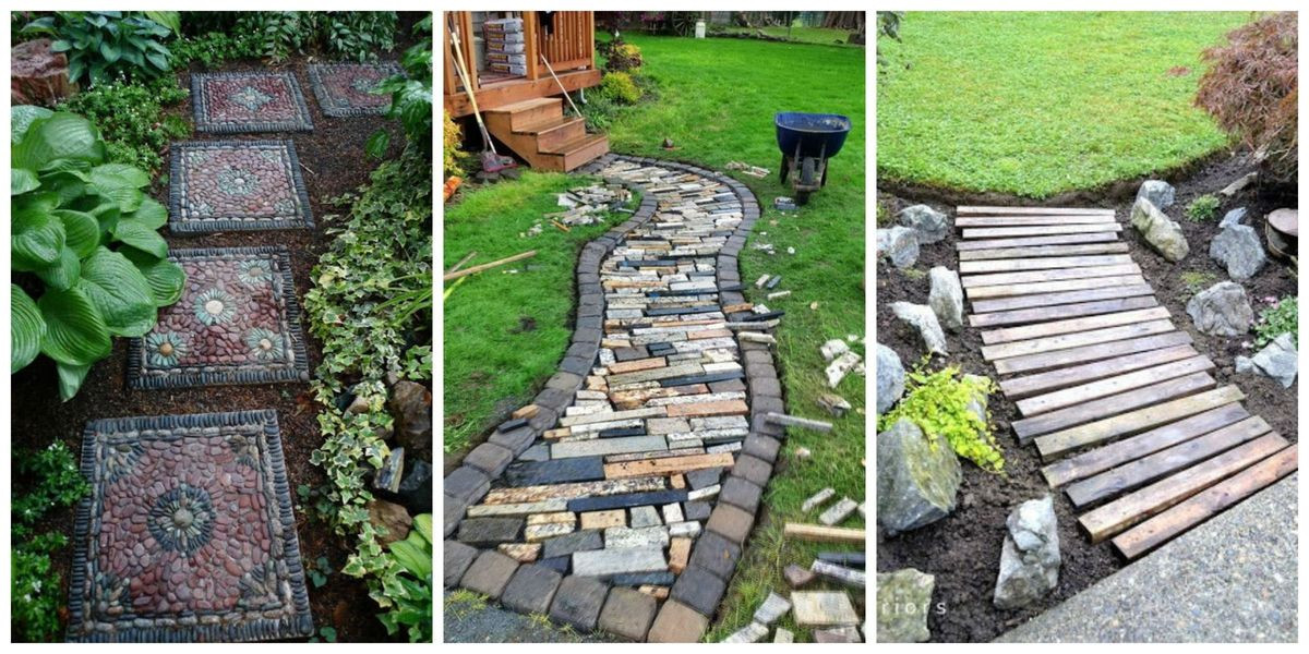 Outdoor Landscape Diy
 10 DIY Garden Path Ideas How to Make a Garden Walkway
