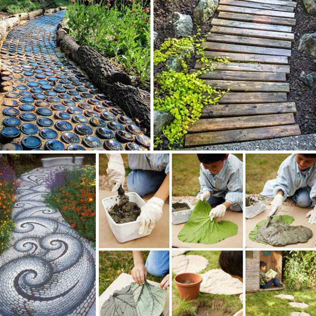 Outdoor Landscape Diy
 25 Lovely DIY Garden Pathway Ideas
