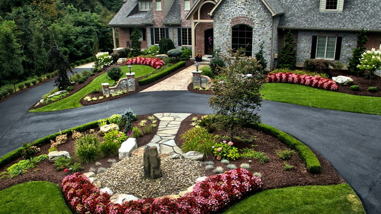 Outdoor Landscape Driveway
 Best 50 Garden Design Driveway Garden Desain Ideas