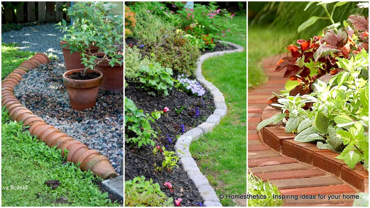 Outdoor Landscape Edging
 17 Simple and Cheap Garden Edging Ideas For Your Garden