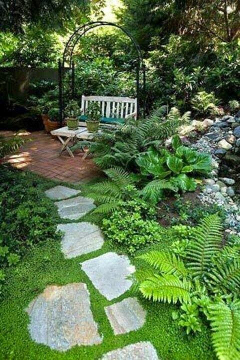 Outdoor Landscape Patio
 Lady Anne s Cottage A Charming Shade Garden