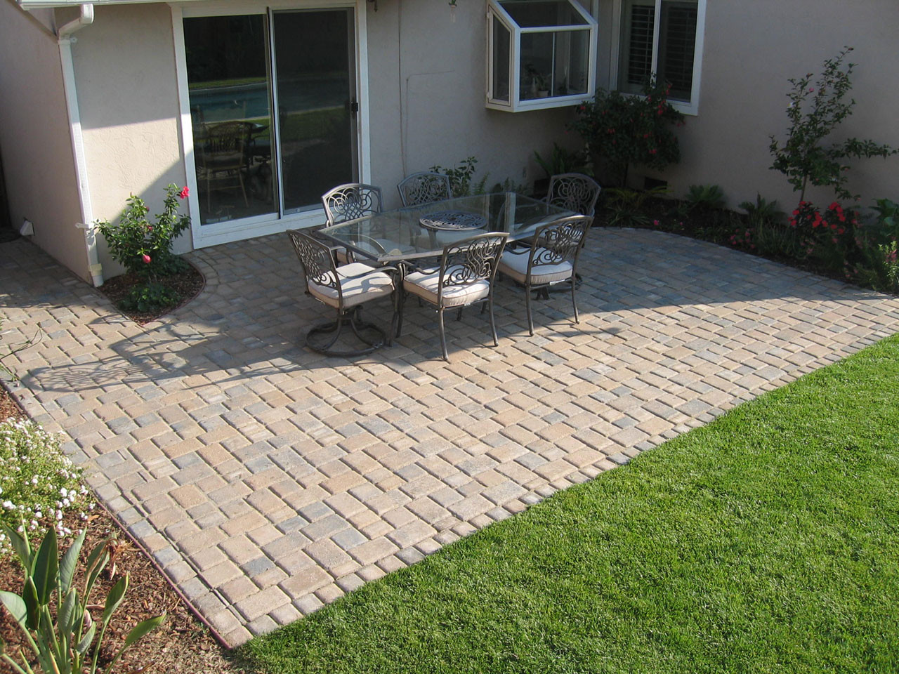 Outdoor Landscape Pavers
 Paver Patio Ideas for Enchanting Backyard Amaza Design