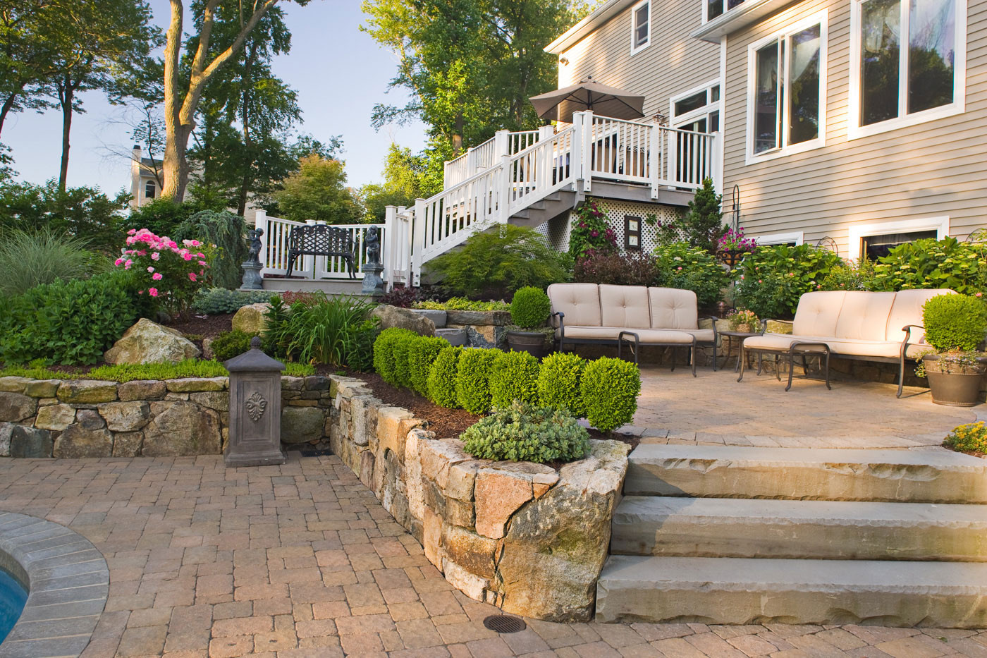 Outdoor Landscape Pavers
 Paver Patio Ideas for Enchanting Backyard Amaza Design