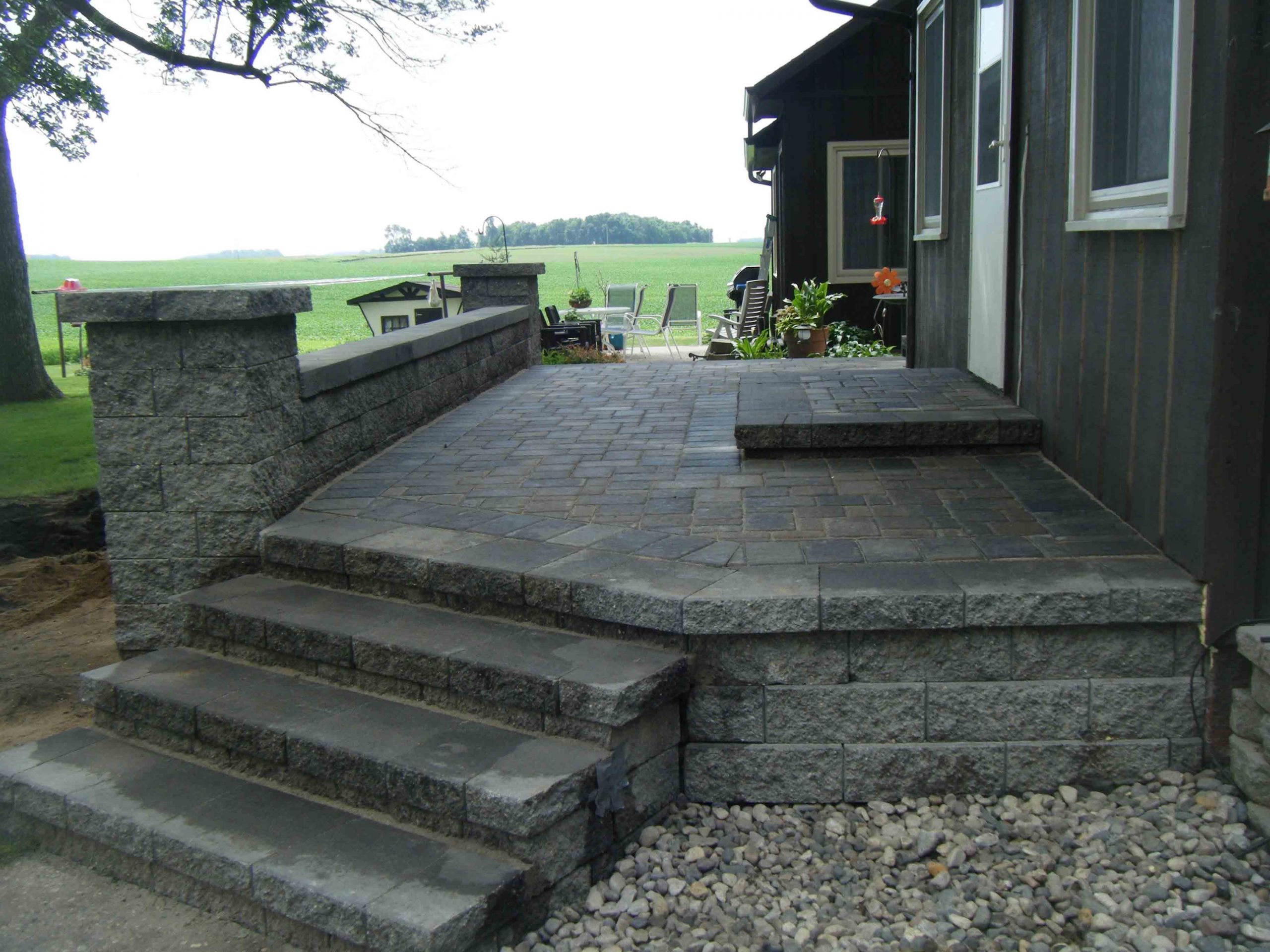 Outdoor Landscape Pavers
 paver patio steps – Leading Edge Landscapes