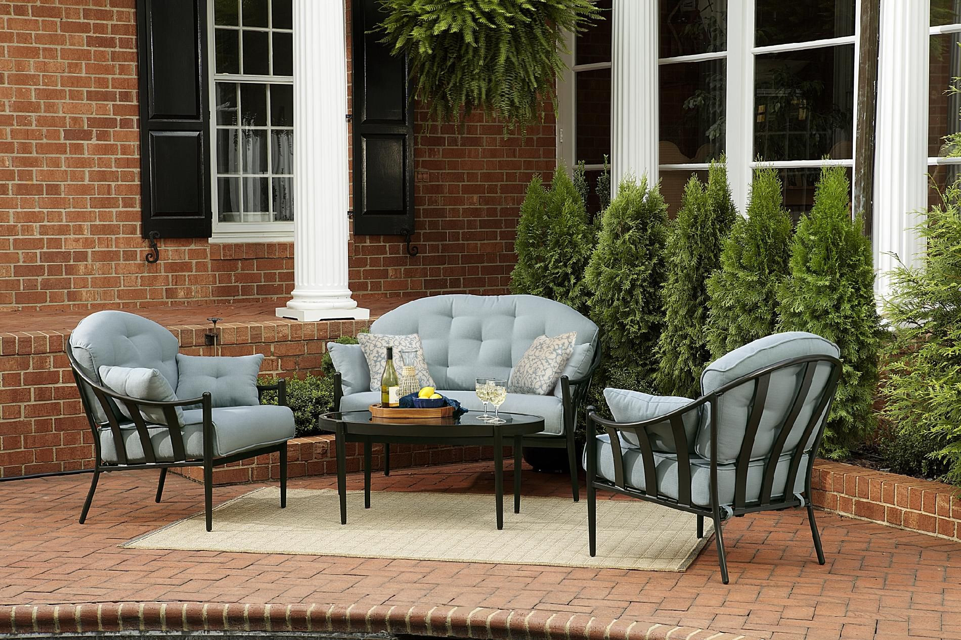 Outdoor Landscape Seating
 Chandler 4pc Outdoor Seating Set Get Your Sumptuous