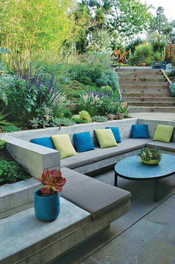 Outdoor Landscape Sitting 23 Simply Impressive Sunken Sitting Areas For a