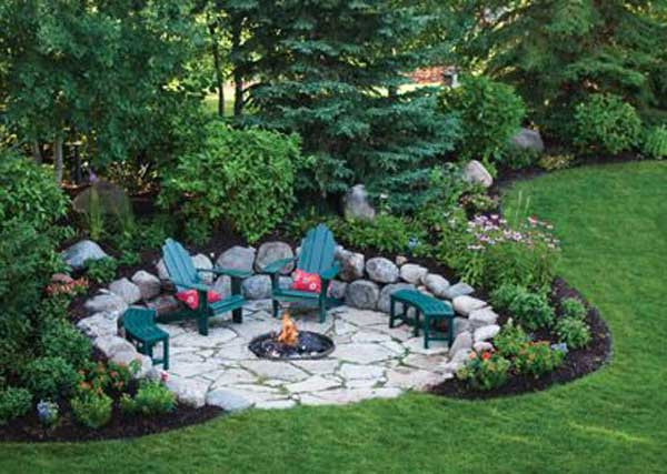 Outdoor Landscape Sitting 23 Simply Impressive Sunken Sitting Areas For a