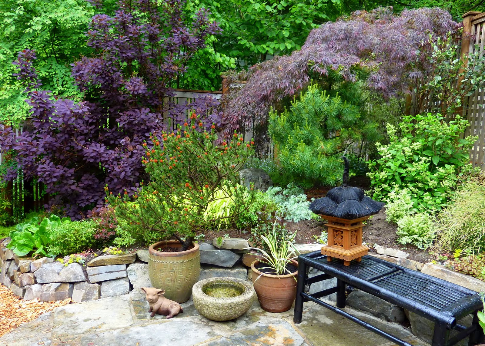 Outdoor Landscape Sitting Gardener s Roost Garden Tour in Seattle neighborhood