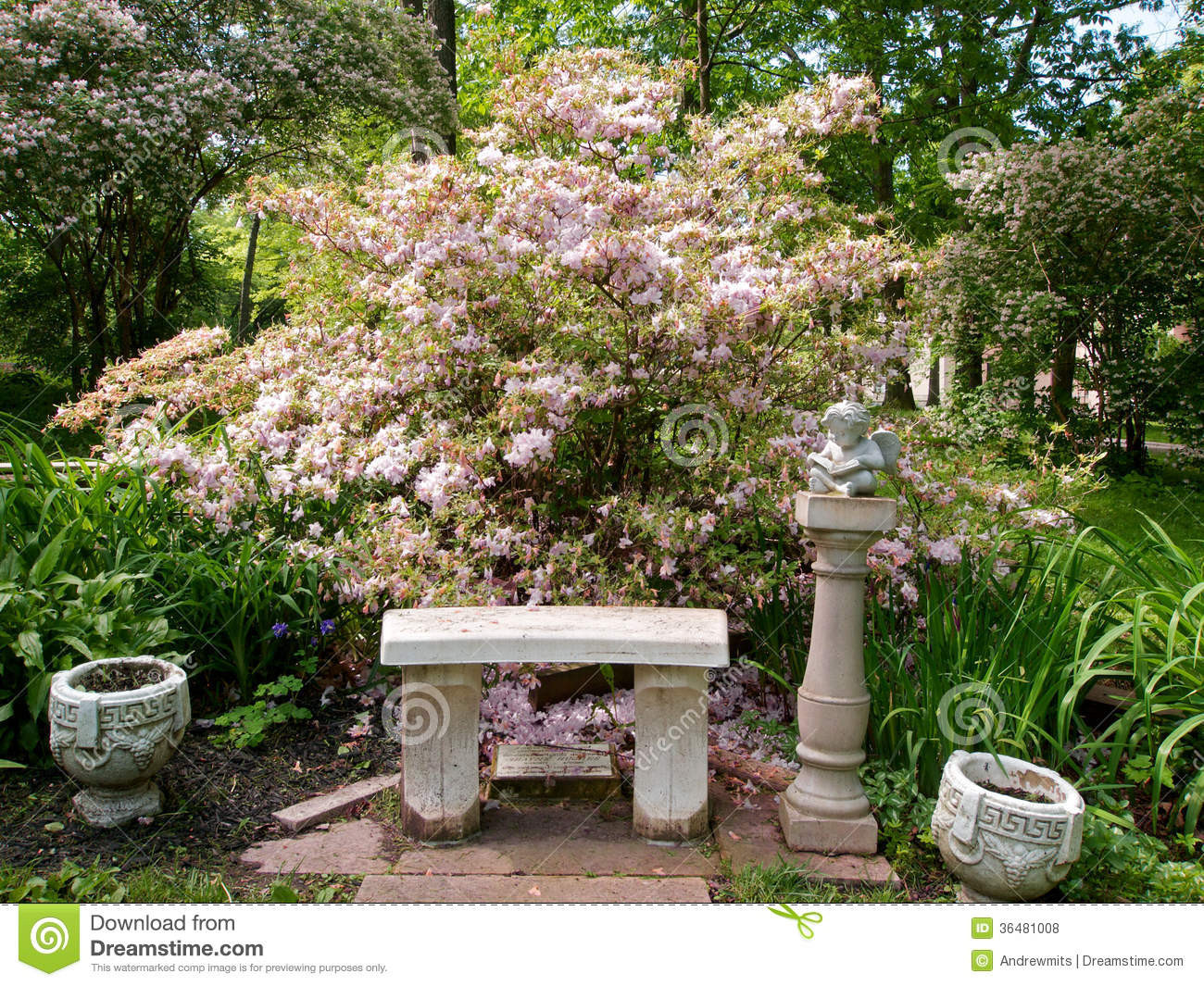 Outdoor Landscape Sitting Garden Sitting Area stock photo Image of stone landscape