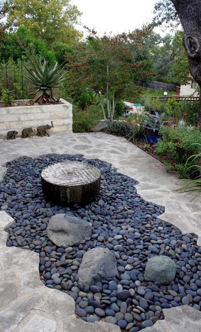 Outdoor Landscape With Stones
 Landscaping with stone – 21 ideas for garden decorations