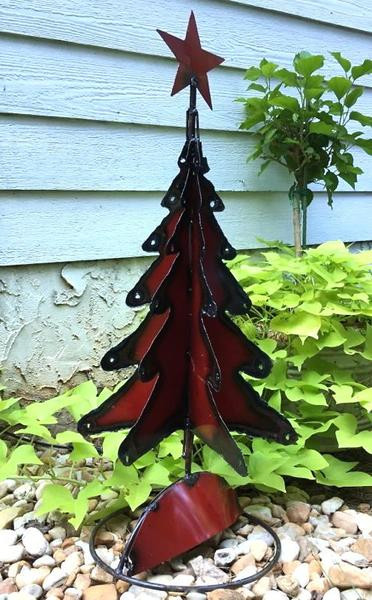 Outdoor Metal Christmas Trees
 Recycled Metal Christmas Tree