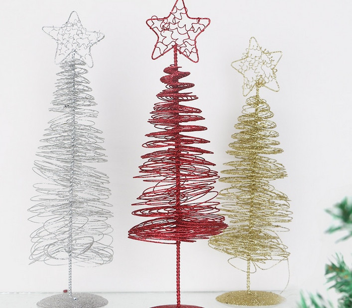 Outdoor Metal Christmas Trees
 Holiday home outdoor ornament large wrought iron crafts