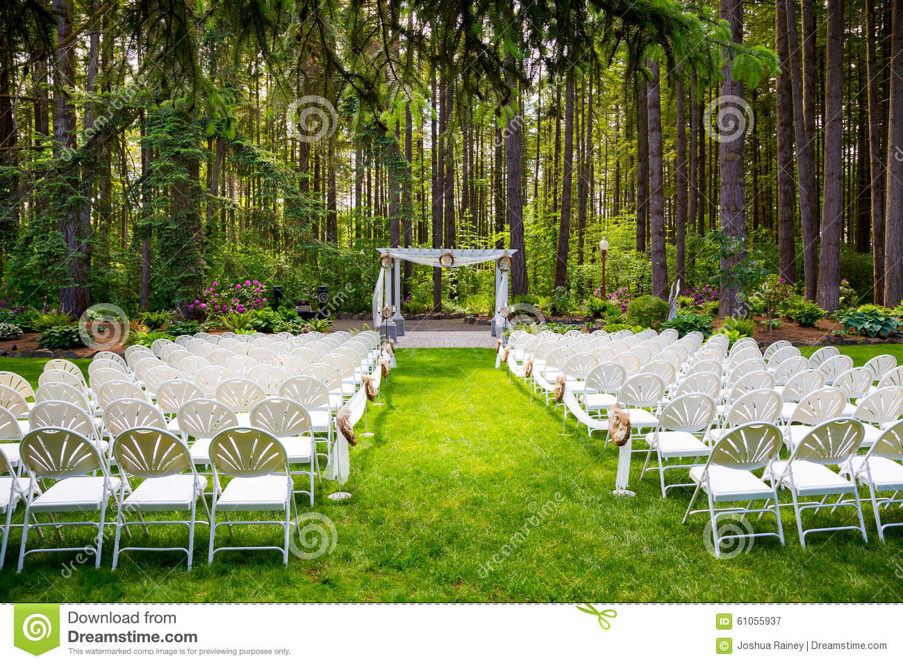 Outdoor Wedding Venues Oregon
 Outdoor Natural Wedding Venue In Oregon Stock Image