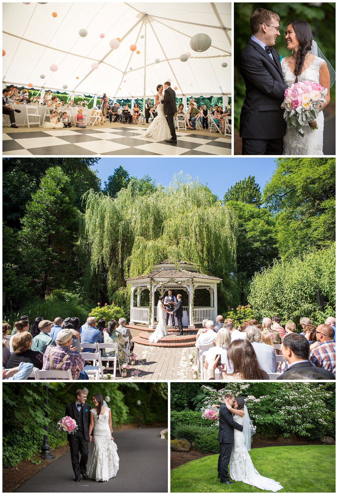 Outdoor Wedding Venues Oregon
 Abigail s Garden wedding at the Abernathy Center in Oregon