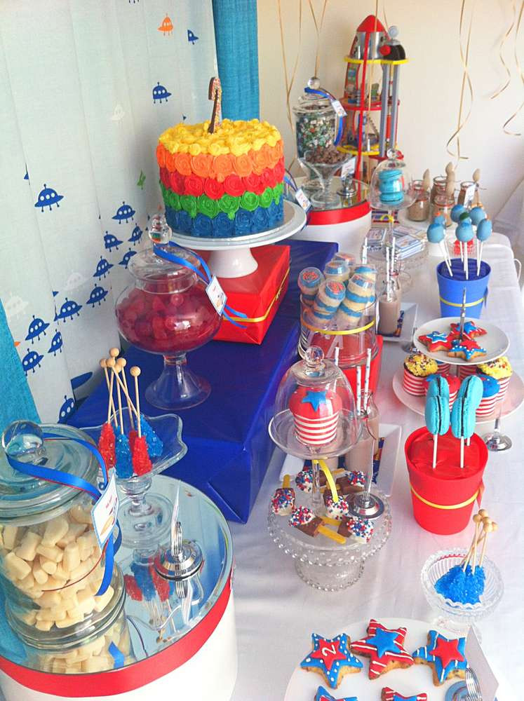 Outer Space Birthday Party
 Outer Space Birthday Party Ideas 12 of 25