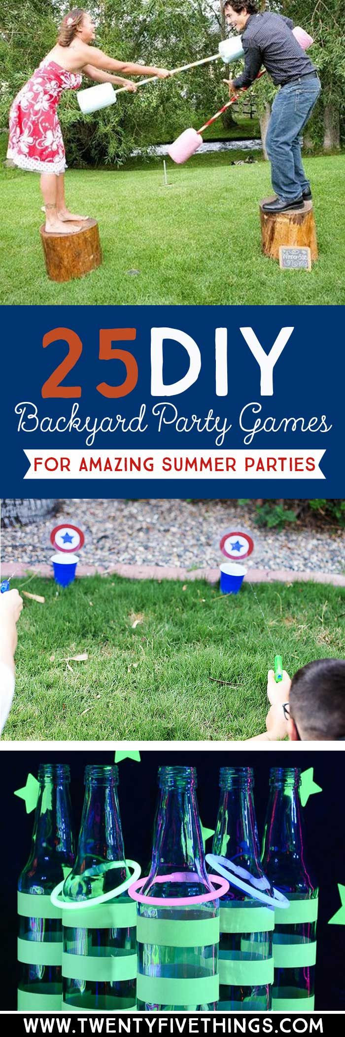 Outside Birthday Party Games
 25 DIY Backyard Party Games for the Best Summer Party Ever