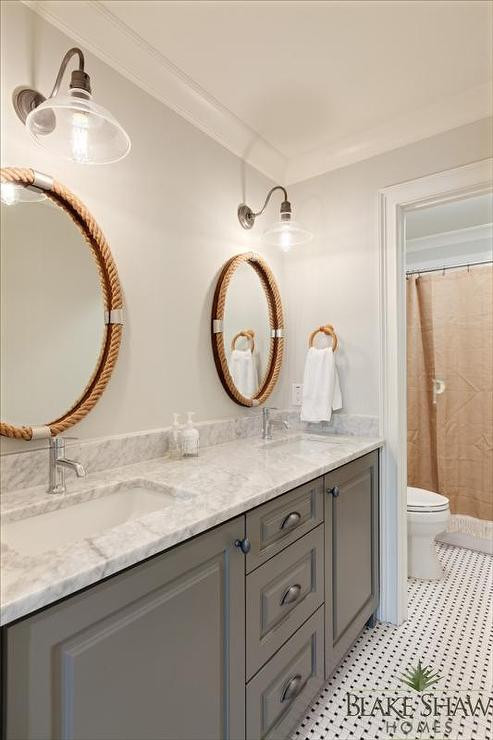 Oval Bathroom Vanity Mirrors
 Rope Bathroom Mirrors Design Ideas