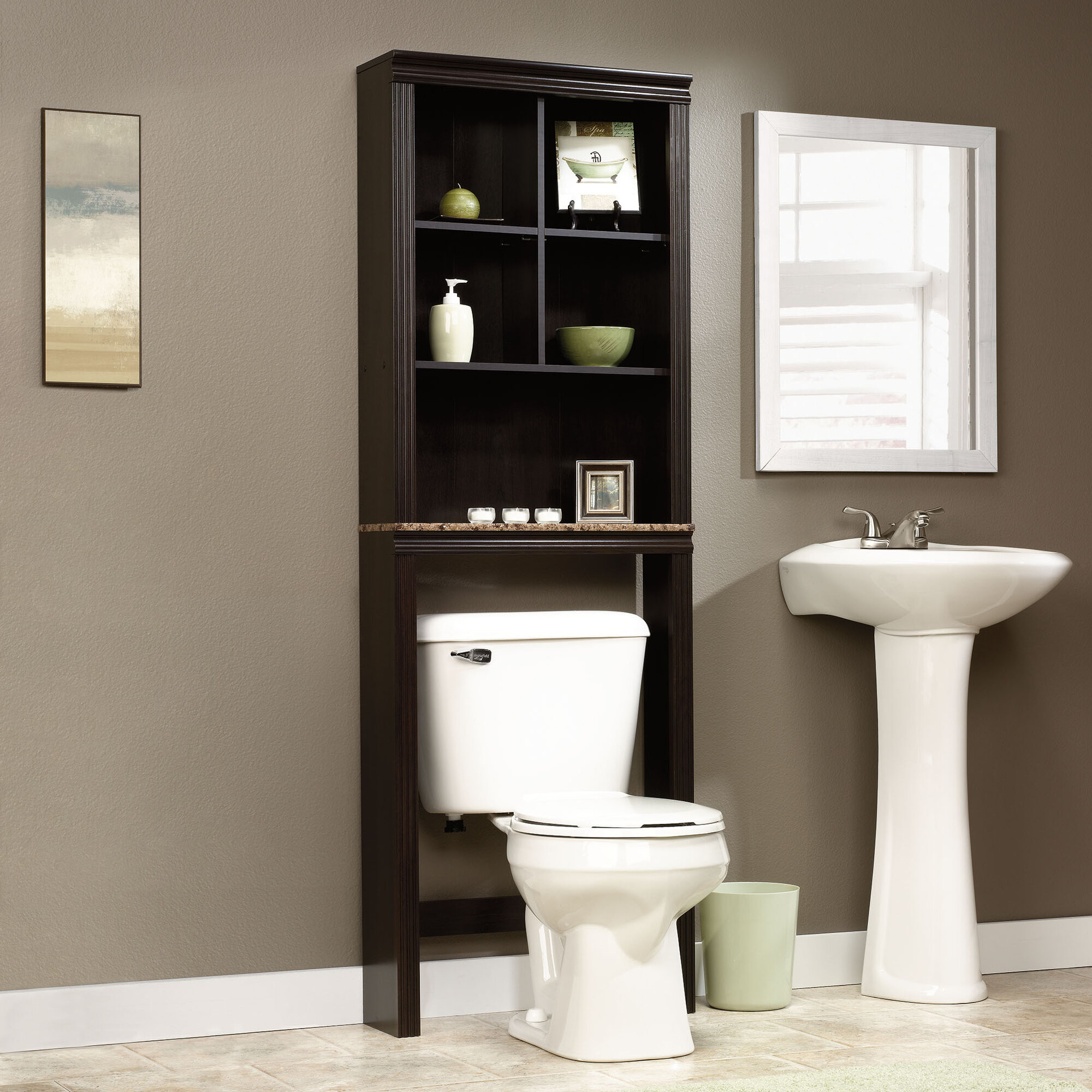 Over The Bathroom Storage
 Over The Toilet Storage Bathroom Space Saver Cubby