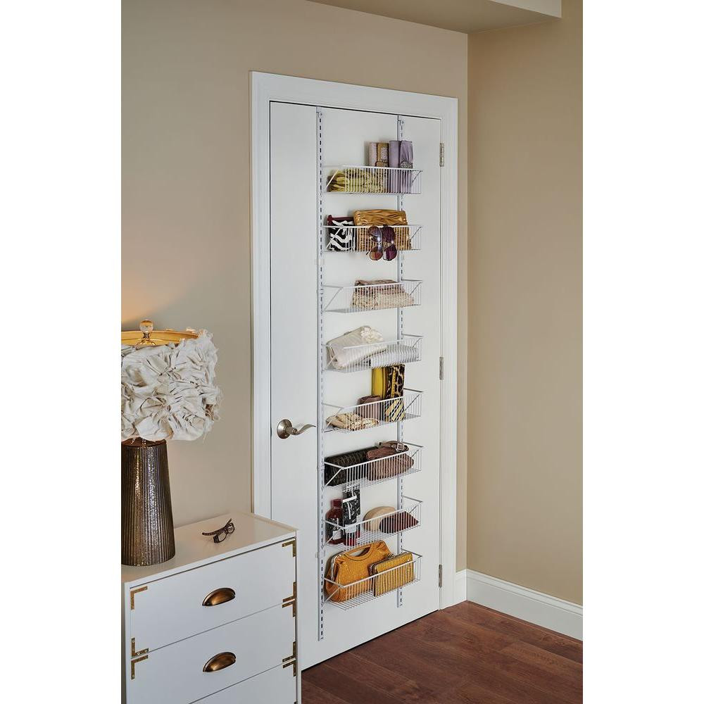 Over The Door Kitchen Organizer
 Adjustable Storage Rack Organizer Over the Door 8 Tier