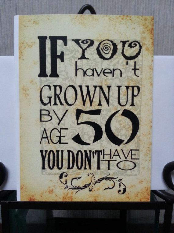 Over The Hill Birthday Quotes
 Birthday Card Turning 50 50th Over the Hill by SoulSpeaks