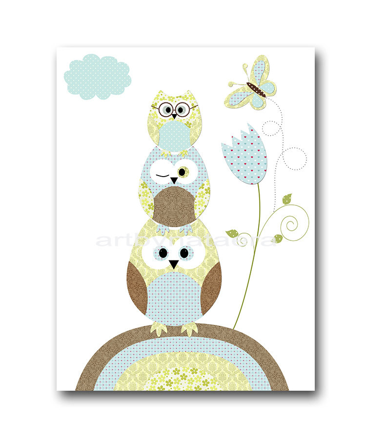 Owl Baby Nursery Decor
 Owl Decor Owl Nursery Baby Boy Nursery Art Nursery Wall Art