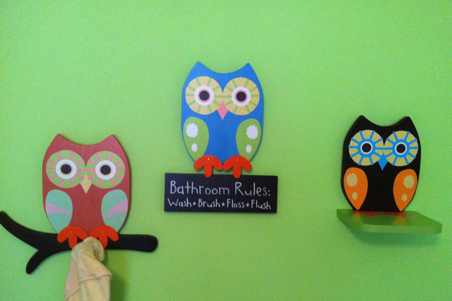 Owl Bathroom Decor
 owl bathroom decor owl towel rack owl shelf owl by