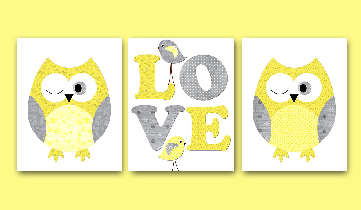 Owl Kids Decor
 Kids Wall Art Owl Nursery Owl Decor Baby Nursery Decor