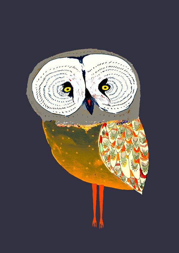 Owl Kids Decor
 Owl of the Night home decor kids wall art room decor