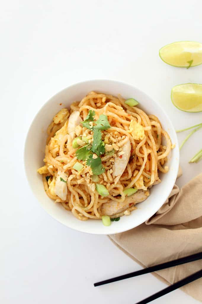 Pad Thai Noodles Type
 Chicken Pad Thai with Daikon Noodles