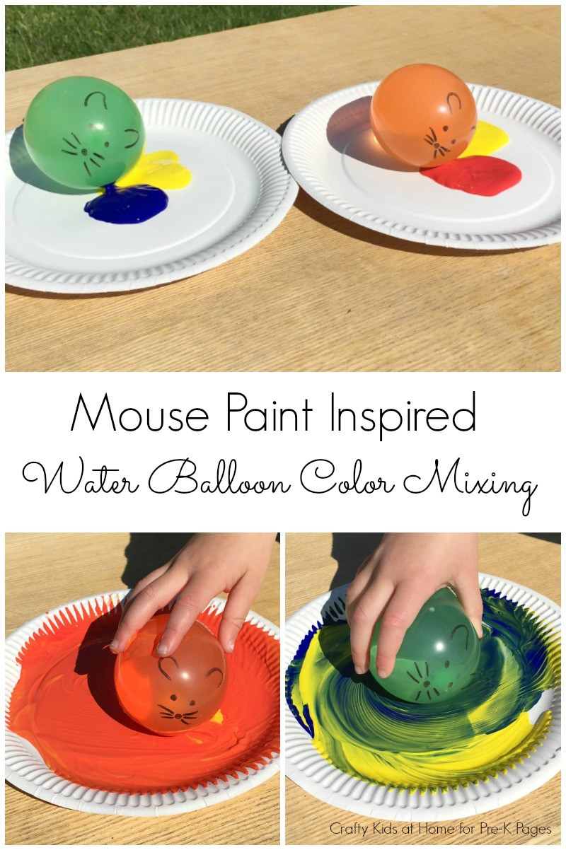 Paint Ideas For Preschoolers
 Mouse Paint Water Balloon Painting Pre K Pages