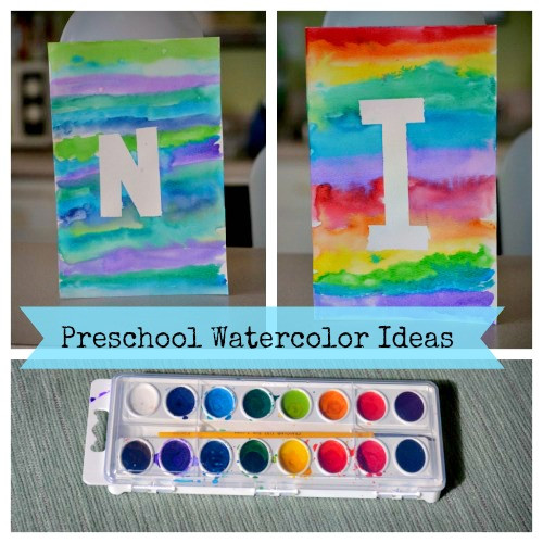 Paint Ideas For Preschoolers
 Watercolor Ideas for Kids