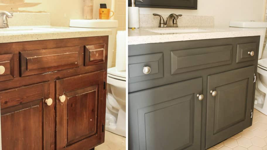 Painted Bathroom Vanity Ideas
 How to Paint a Bathroom Vanity