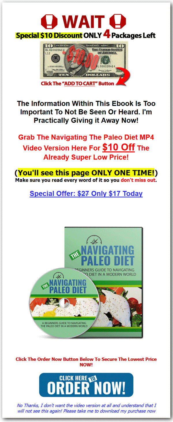 Paleo Diet Book
 Paleo Diet Book Pdf Diet Plan