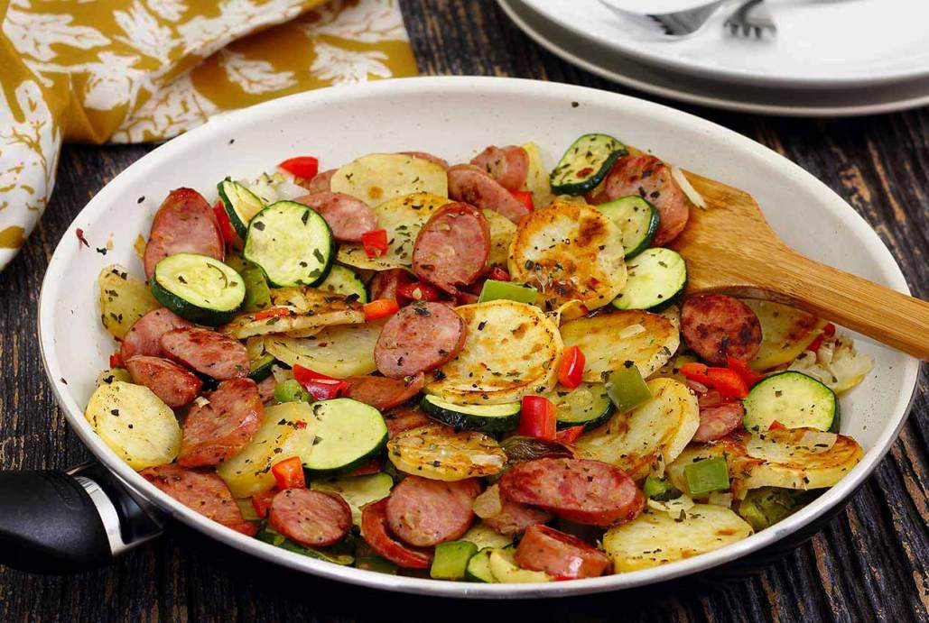 Paleo Diet Recipes Easy
 Italian Sausage & Potato Quick Skillet Recipe