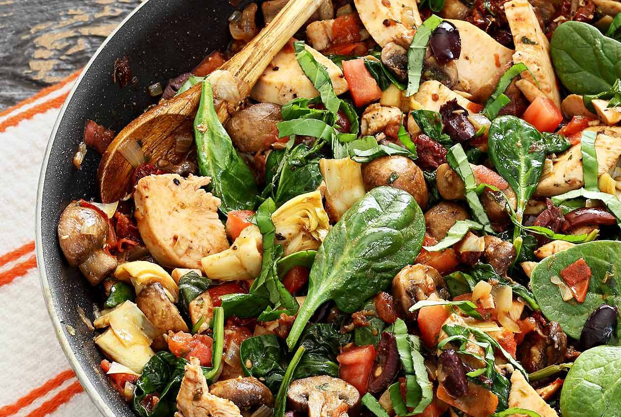 Paleo Diet Recipes Easy
 e Skillet Paleo Mediterranean Chicken Recipe