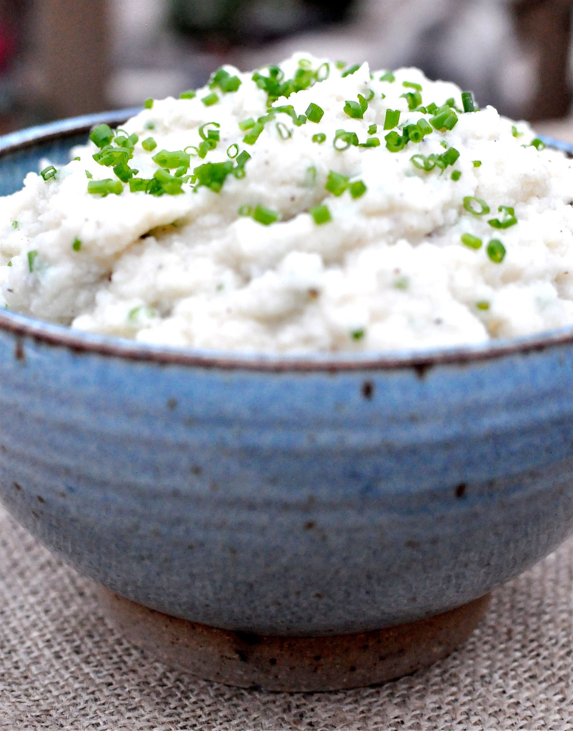 Paleo Mashed Potatoes
 Paleo Cauliflower Mashed “Potatoes” Fed & Fit