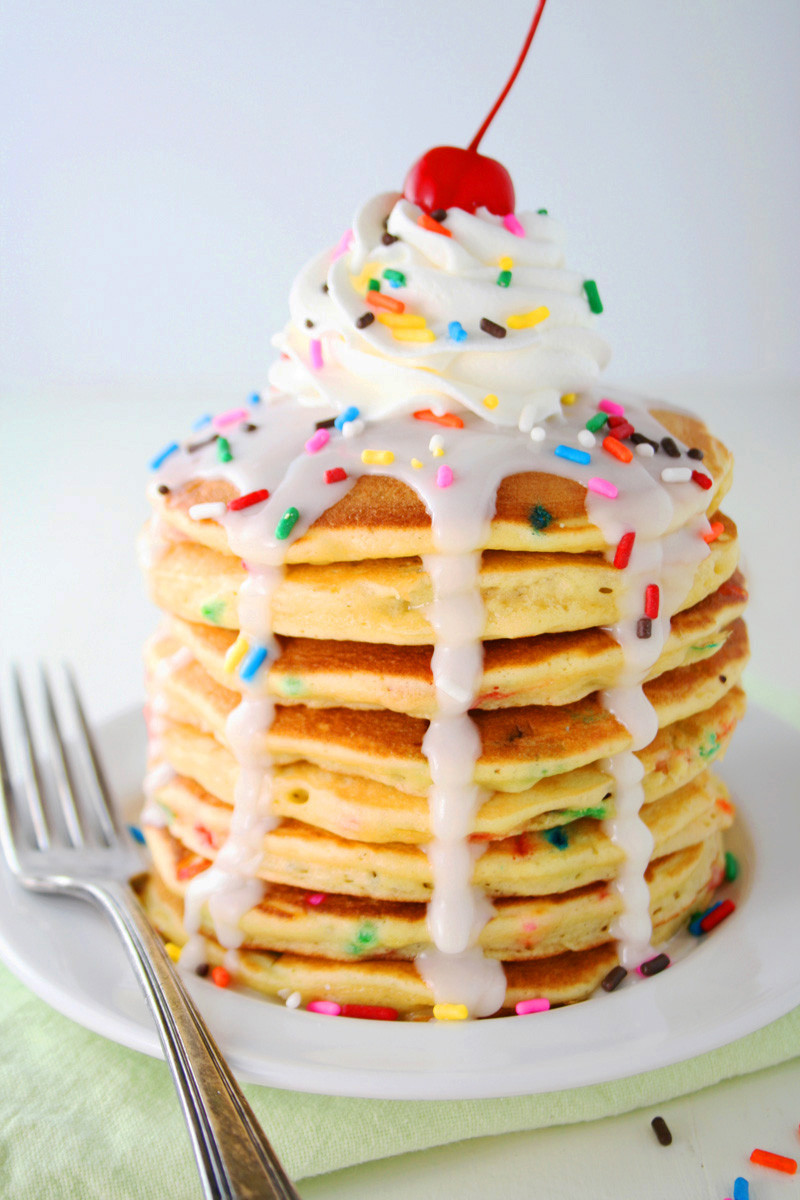 Pancake Birthday Cake
 Birthday Pancakes Mom Loves Baking