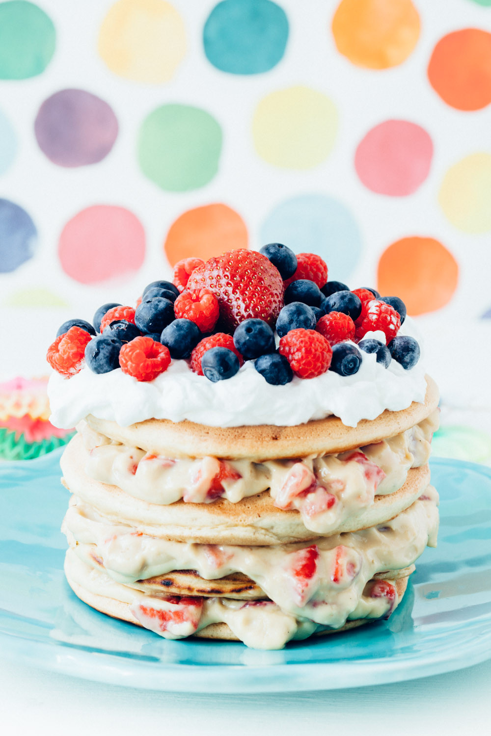 Pancake Birthday Cake
 Pancake Cake Birthday Party