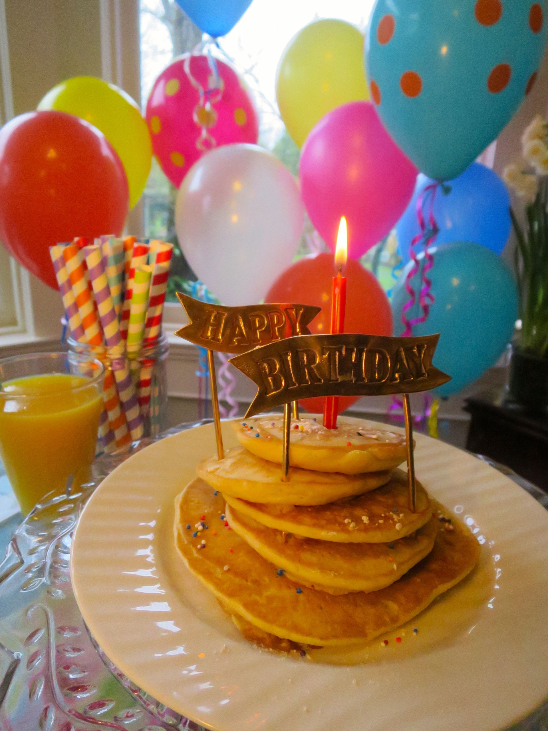 Pancake Birthday Cake
 How to Sign HAPPY BIRTHDAY