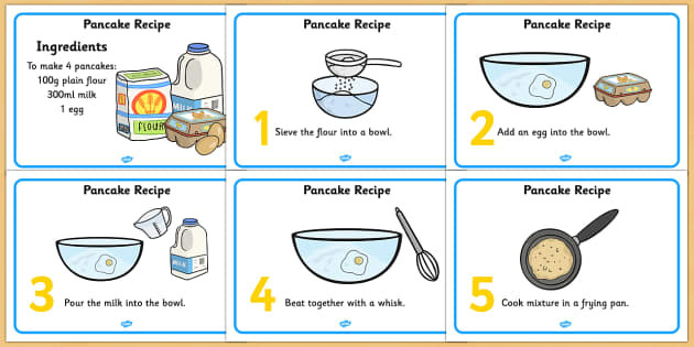 Pancake Recipes For Kids
 Pancake Recipe Sheets pancake pancake day recipe cooking