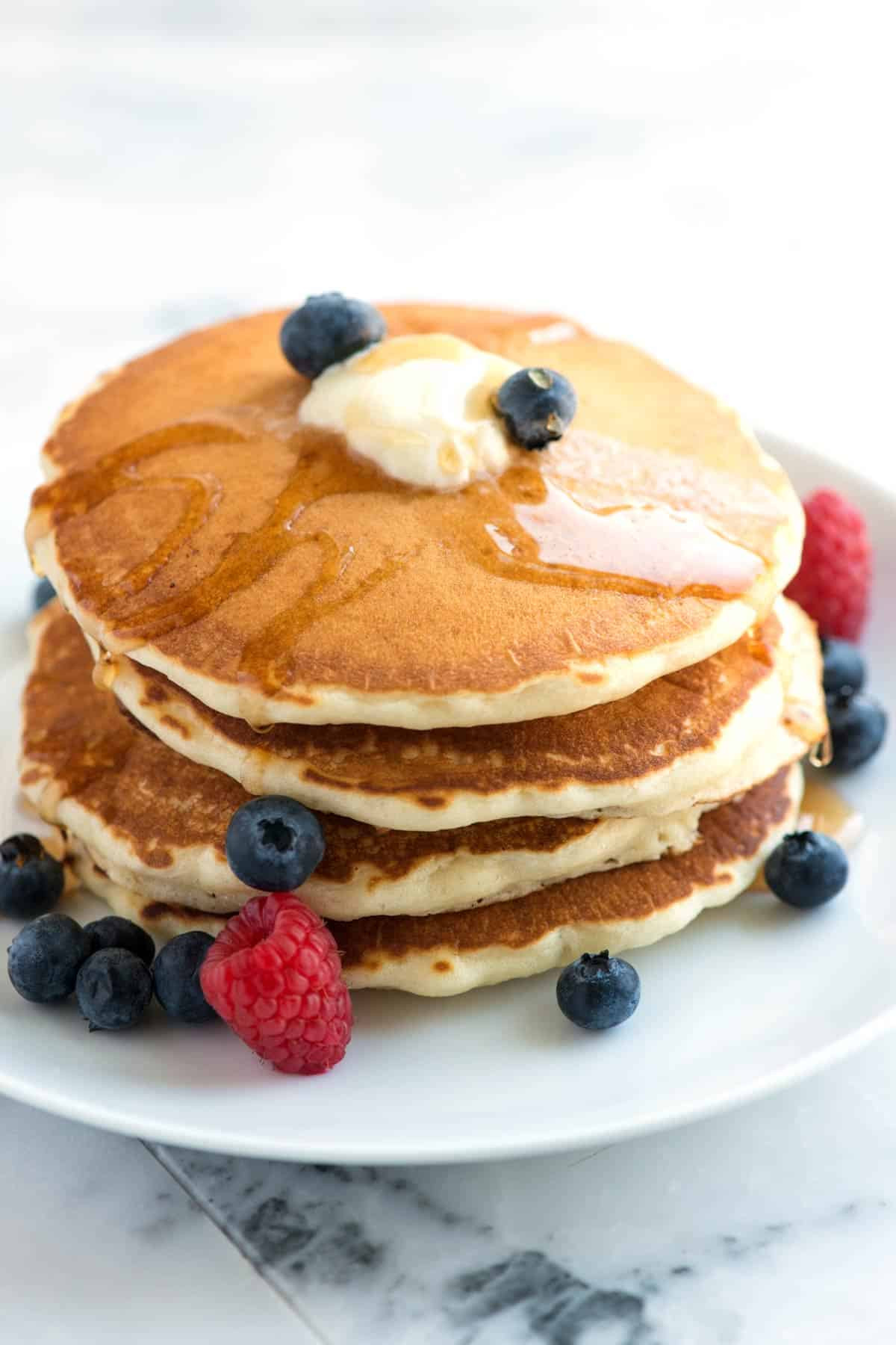 Pancake Recipes For Kids
 Easy Fluffy Pancakes from Scratch