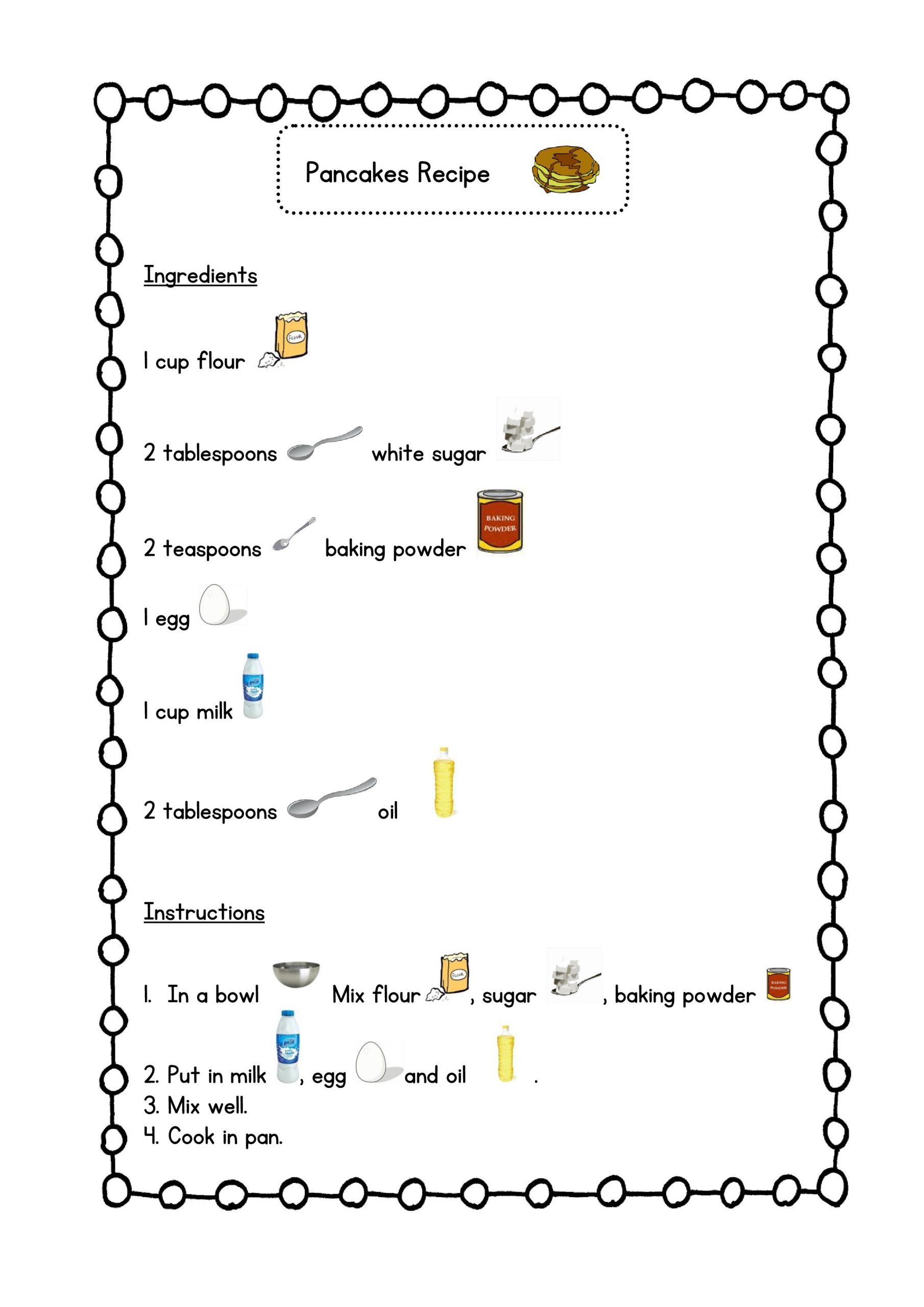 Pancakes Recipes For Kids
 Home activities