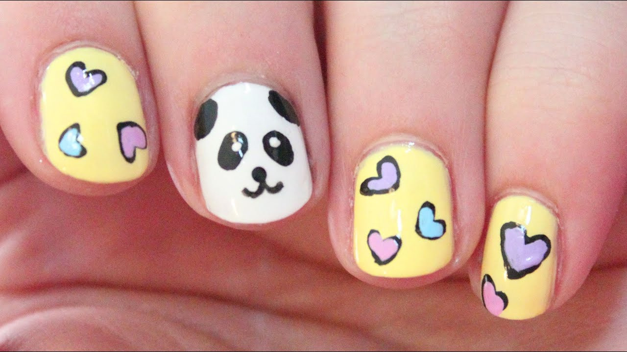 Panda Nail Art
 Panda Nail Art