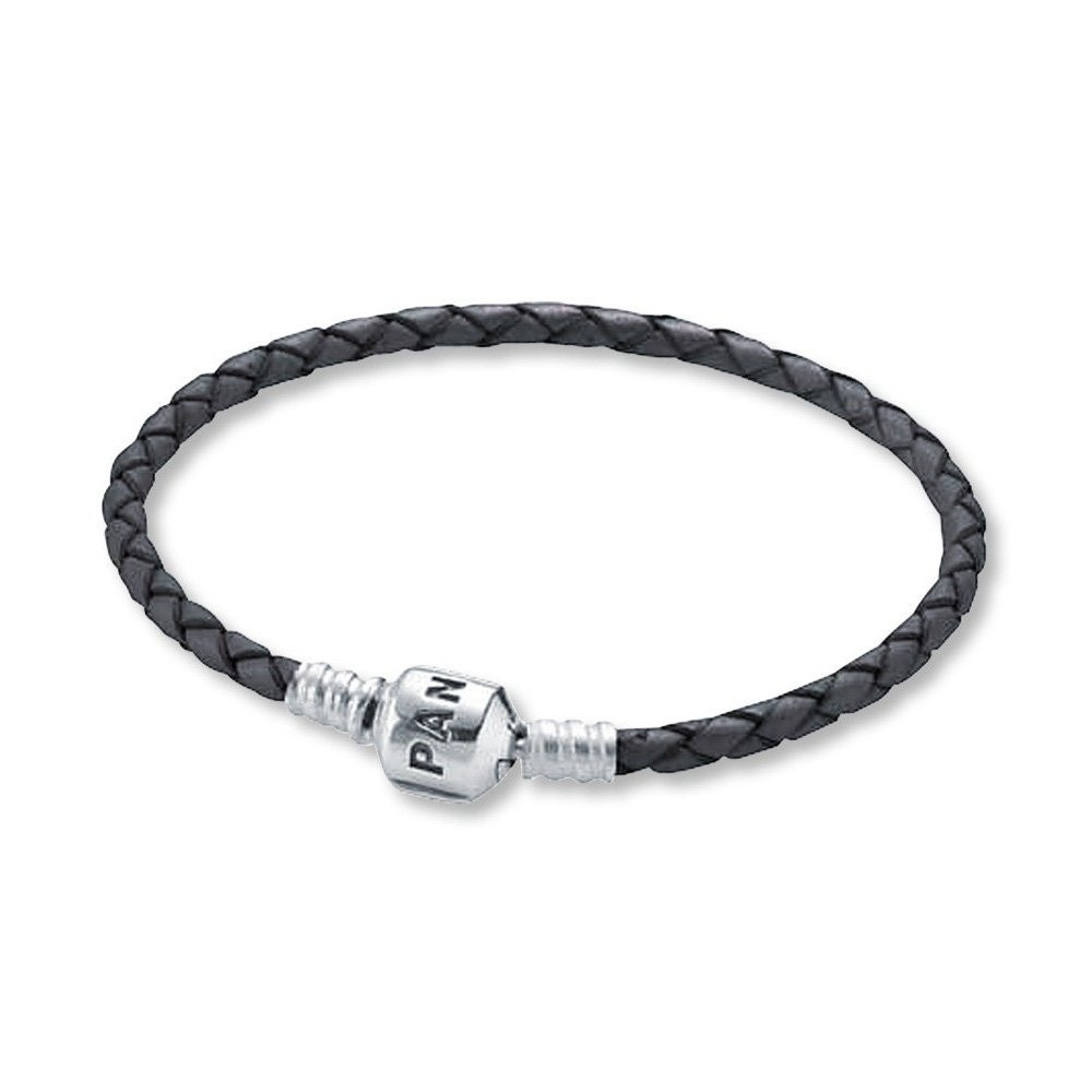 Pandora Leather Bracelet Sale
 Pandora Grey Single Woven Leather Bracelet CGY