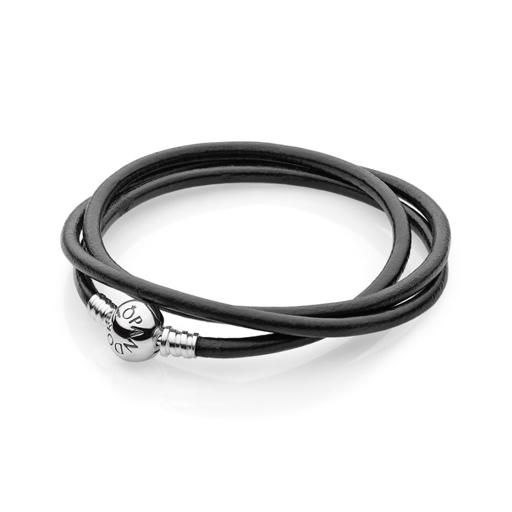 Pandora Leather Bracelet Sale
 Pandora Black Triple Leather Bracelet CBK